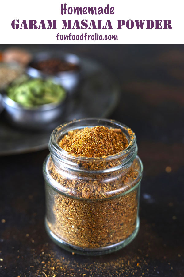 Homemade Garam Masala Recipe Fun Food Frolic