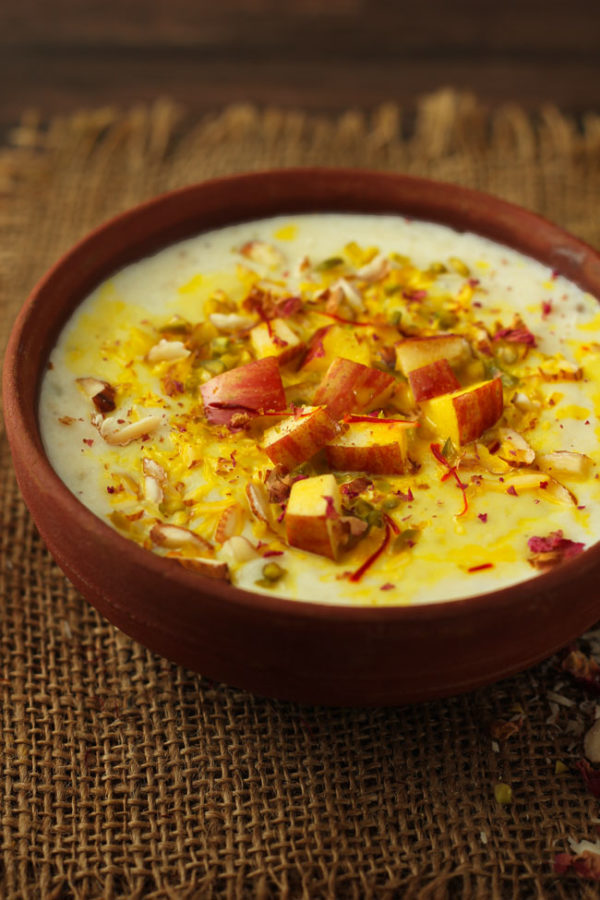 Apple Kheer Recipe | Date Apple Pudding - Fun FOOD Frolic