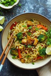 Maggi Noodles Stir Fry (Chicken Maggi) - Fun FOOD Frolic