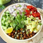 Chana Salad is a protein-packed, gluten-free, healthy brown chana salad.