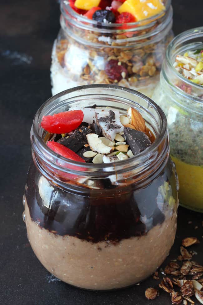 Overnight Oats Recipe (4 Flavors) - Fun FOOD Frolic