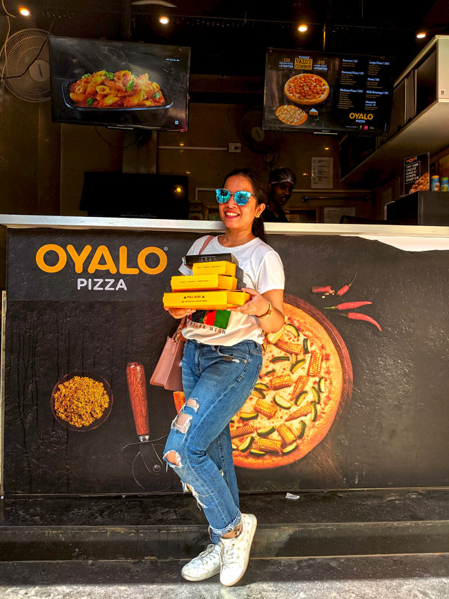 Hina Gujral Oyalo Pizza