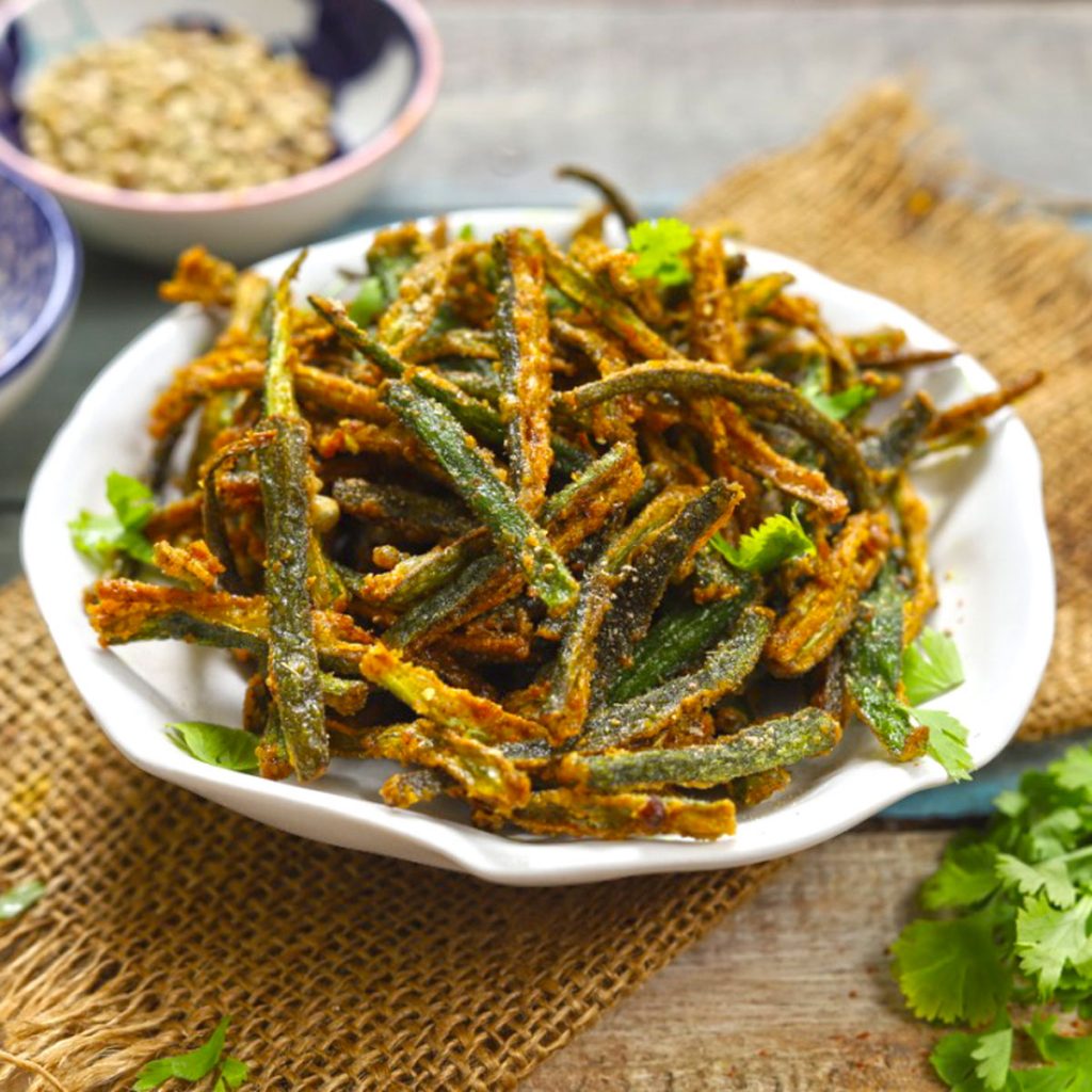 Kurkuri Bhindi Recipe (Bhindi Fry) - Fun FOOD Frolic