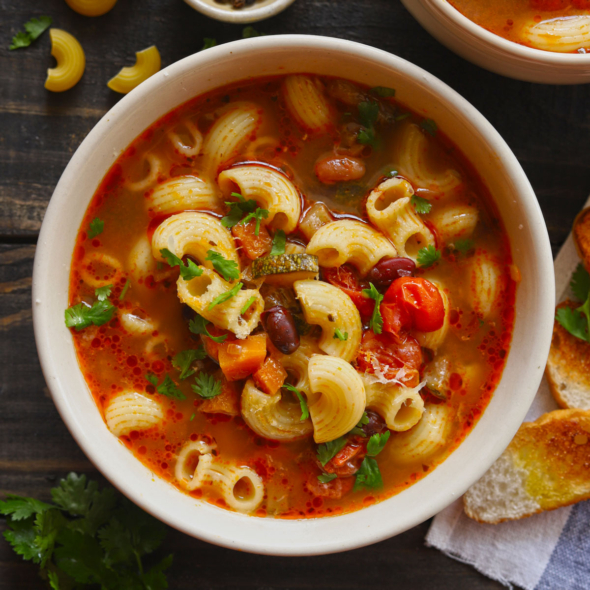 Minestrone Soup Recipe - Fun FOOD Frolic