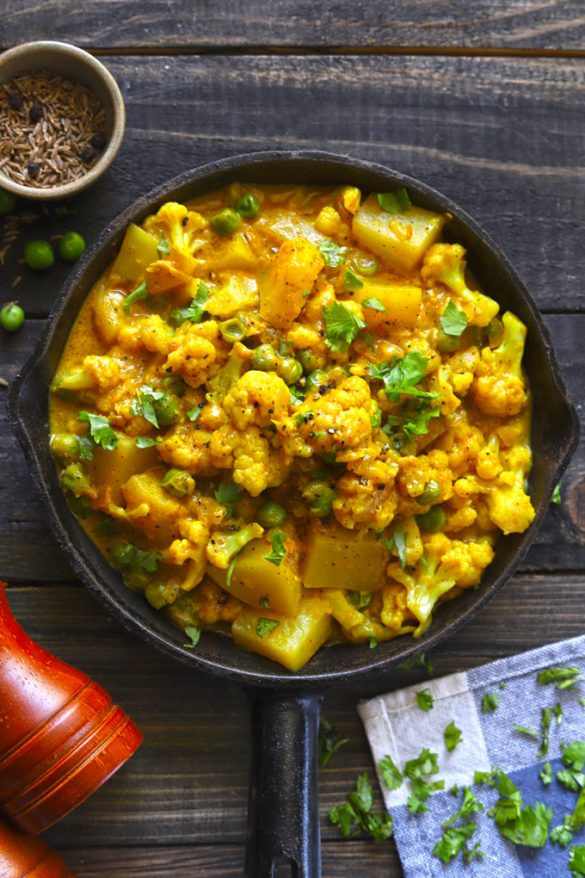 Cauliflower Curry Recipe (Vegan & Gluten Free) - Fun FOOD Frolic