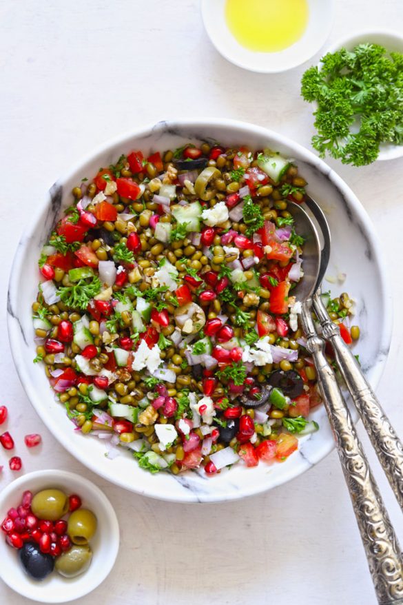 Lentil Salad Recipe (Gluten Free Salad) - Fun FOOD Frolic