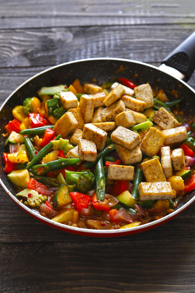 Tofu Stir Fry Recipe (Vegan) - Fun FOOD Frolic