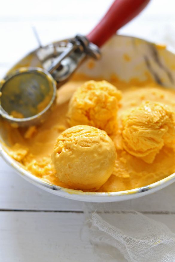 Mango Ice Cream Recipe - Fun FOOD Frolic