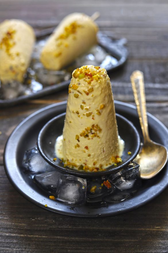 Kesar Pista Kulfi Recipe - Fun FOOD Frolic