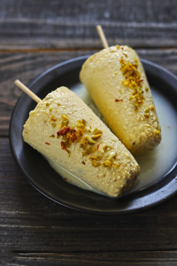 Kesar Pista Kulfi Recipe - Fun FOOD Frolic