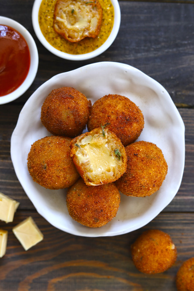Potato Cheese Balls Recipe - Fun FOOD Frolic