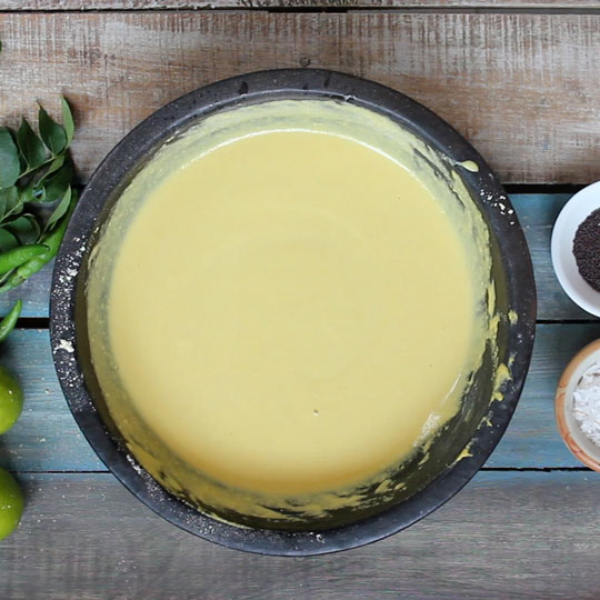 Restaurer la pâte à Dhokla