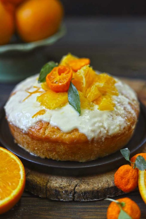 Orange Cake Recipe (Eggless Cake) - Fun FOOD Frolic