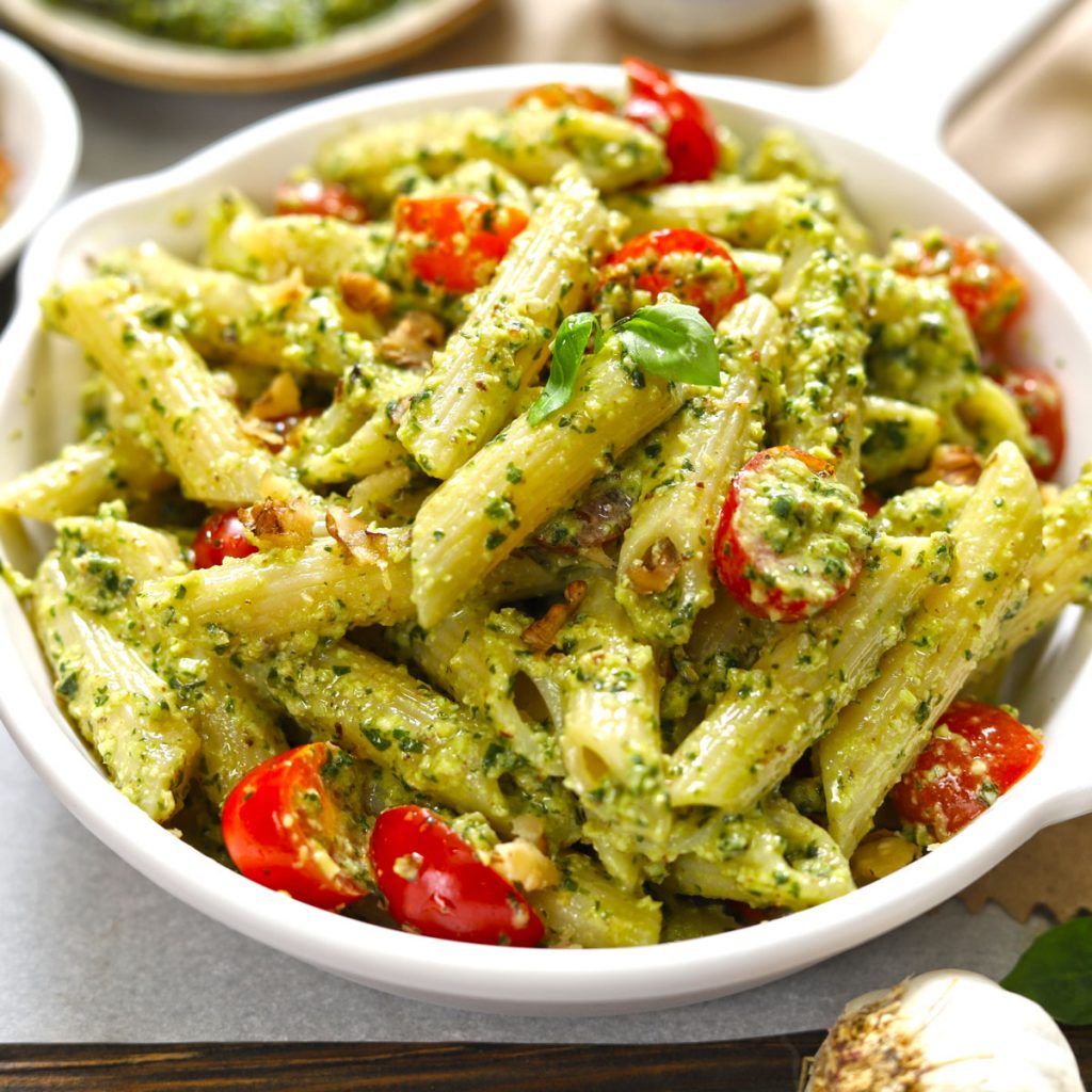 Basil Pesto Pasta Recipe (How To Avoid Black Pesto) - Fun FOOD Frolic