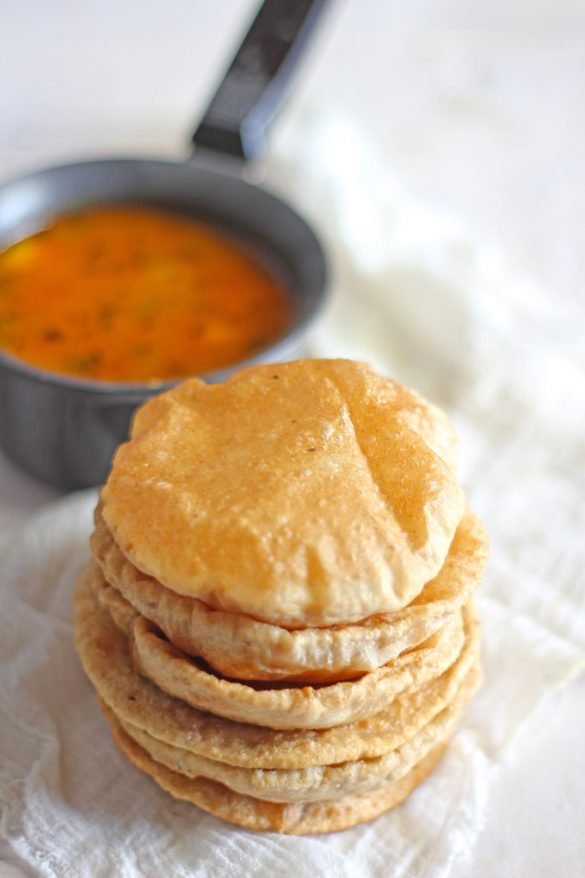 Puri Recipe (How To Make Poori) - Fun FOOD Frolic