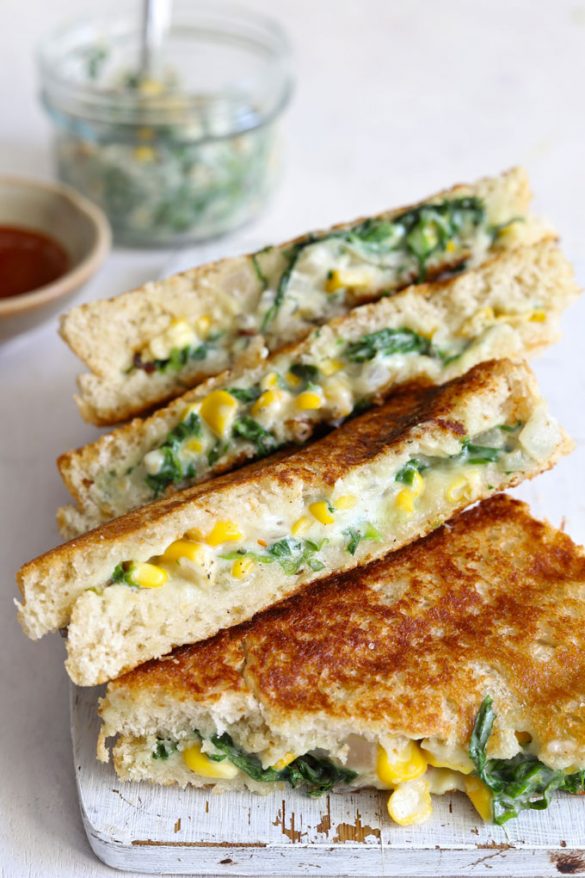 spinach-corn-sandwich-recipe-fun-food-frolic