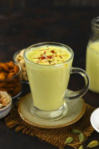 Badam Milk Recipe - Fun FOOD Frolic