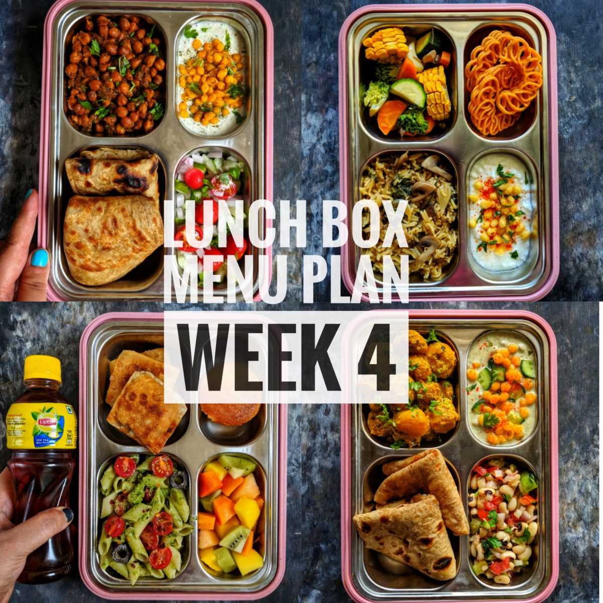 Lunch Box Menu Plan for Week 1 - Fun FOOD Frolic