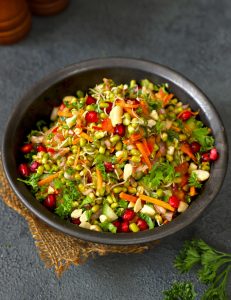 Sprout Salad Recipe (Mung Bean Sprout Salad) - Fun FOOD Frolic