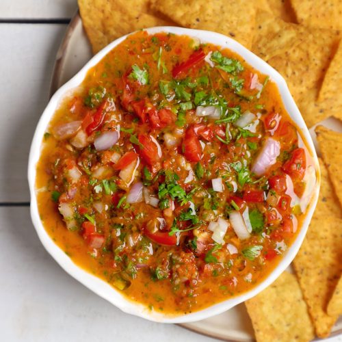 Tomato Salsa Recipe - Fun FOOD Frolic