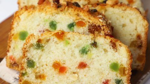 Tutti frutti cake made with all purpose flour, baking powder, soda, powder  sugar etc mix all together and make a … | Fruity cake, Cake recipes, Pear  and almond cake