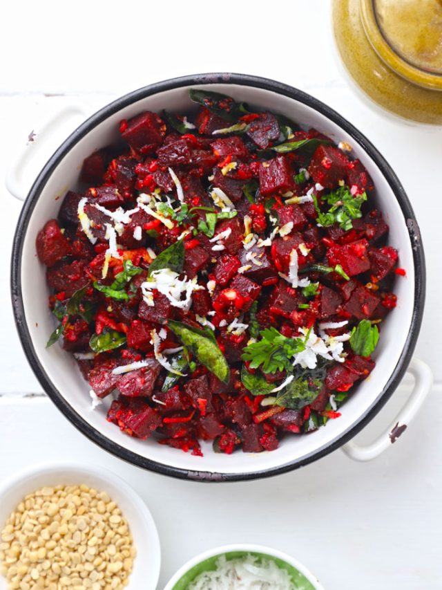 Beetroot Poriyal