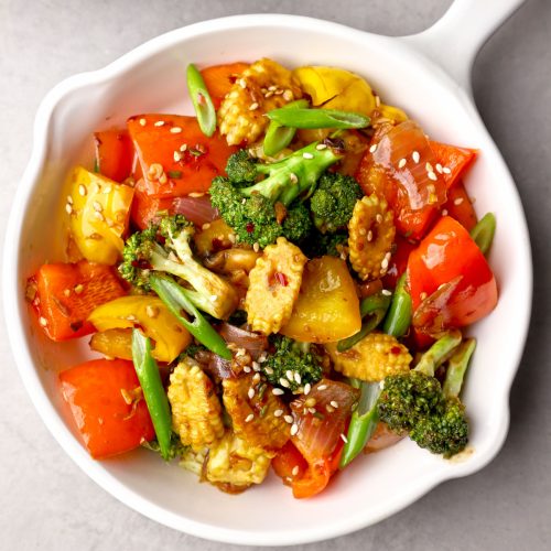 Healthy Vegetable Stir Fry - Fun FOOD Frolic