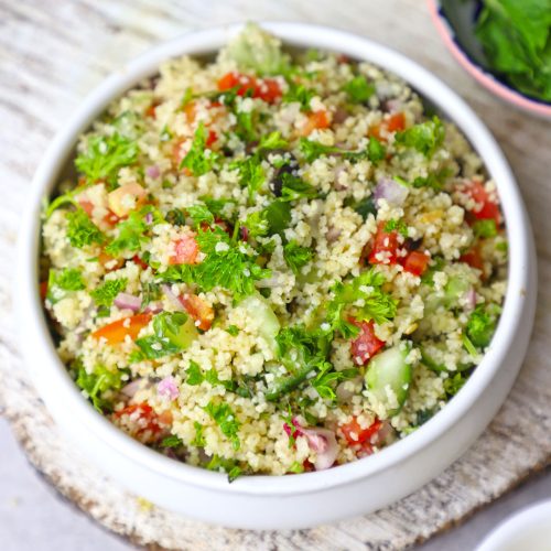 Vegan Couscous Salad Recipe - Fun FOOD Frolic