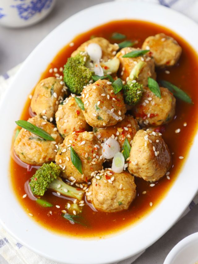 Asian Chicken Meatballs