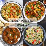 Dinner Meal Plan Week 7